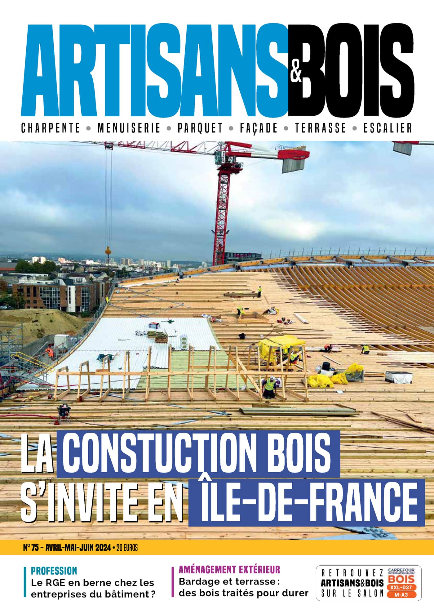 Couverture de Artisans & Bois n°75