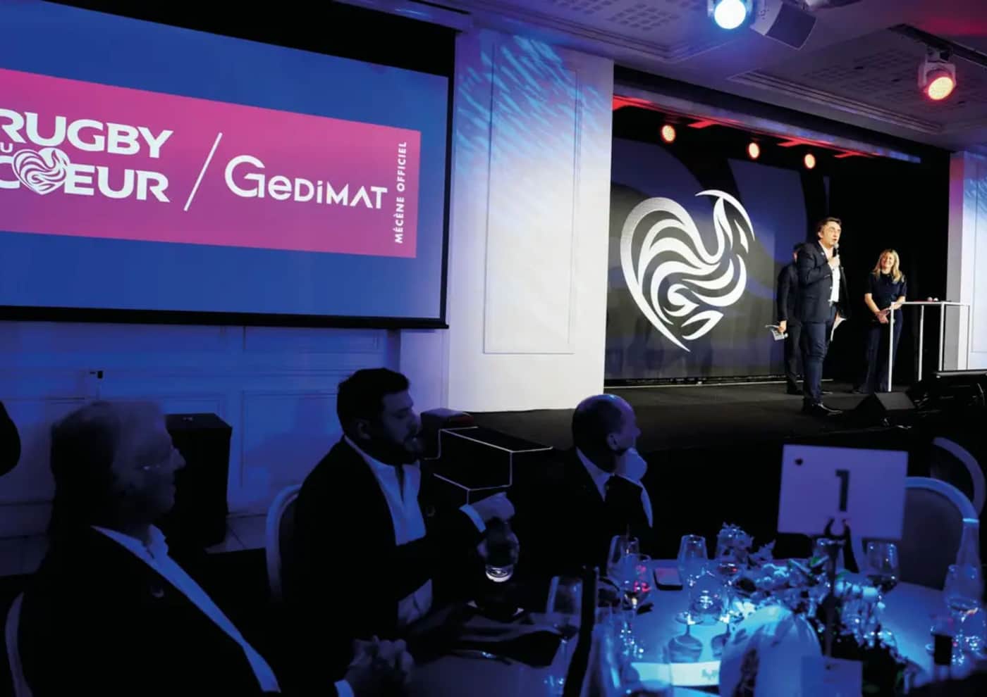 Gedimat sponsors the "Rugby at Heart" fund