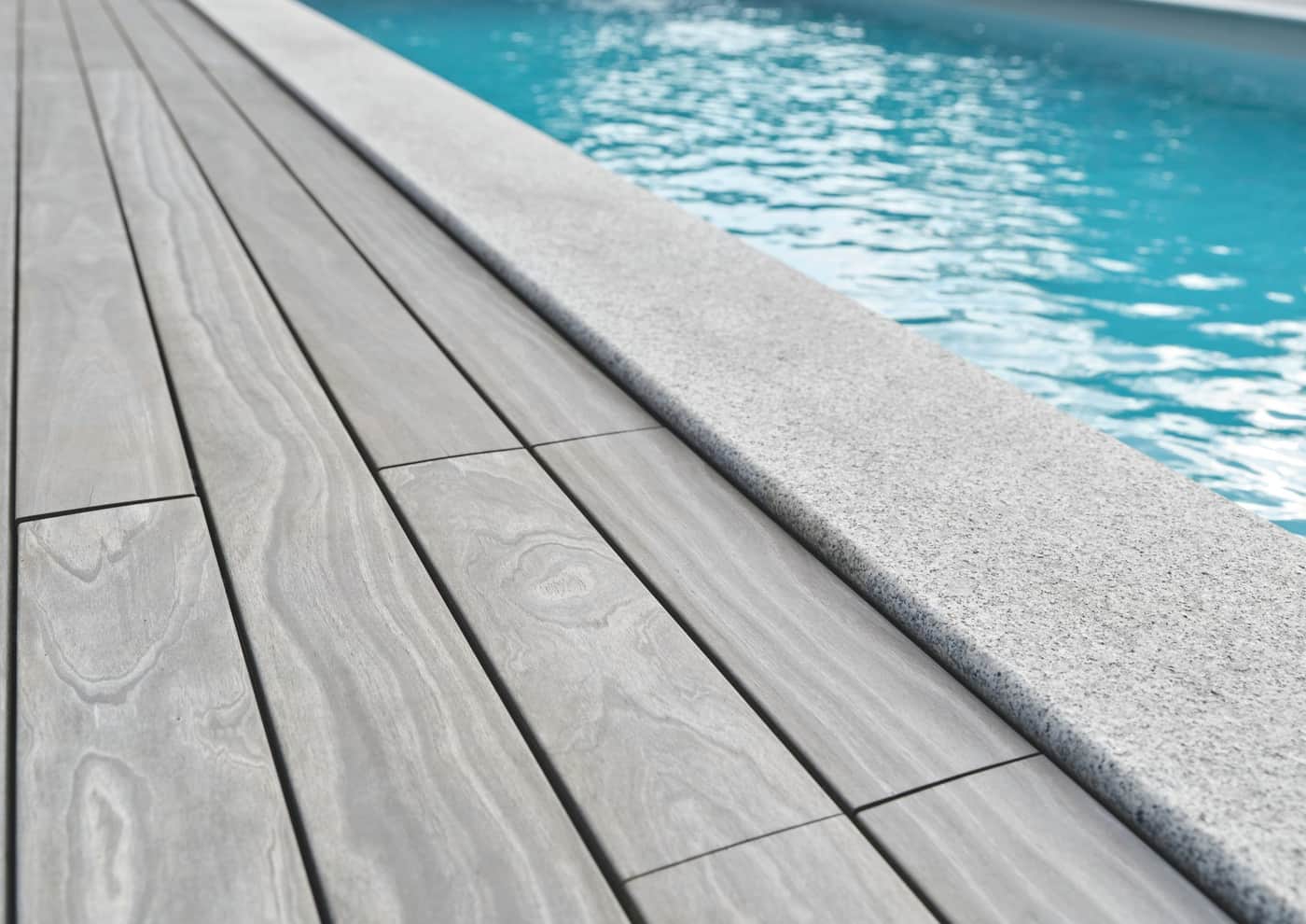 Accoya Color Gray decking boards from Accys Technologies