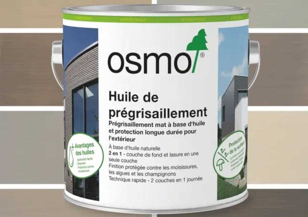 OSMO : Un gris élégant, dès le départ - Prégrisaillement mat à base d’huile et protection longue durée pour le bois à l’extérieur