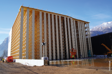 Rothoblaas se dote d’un nouvel entrepôt autoportant en bois